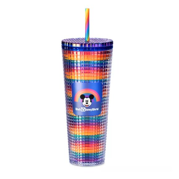 Disney Pride Collection Starbucks® Tumbler with Straw – Blue Mickey Mouse - Picture 1 of 6